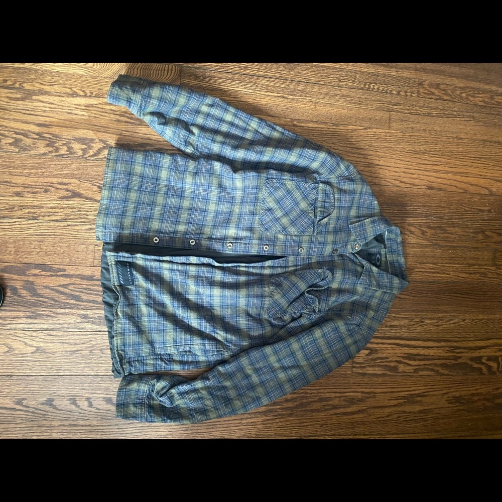 Oakley. Insulated/lined flannel shirt.